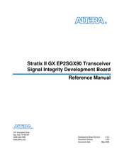 Altera Stratix II GX EP2SGX90 Reference Manual