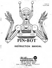 Williams PIN-BOT Instruction Manual