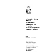 Nautel ND500II Installation And Operating Instructions Manual
