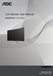 AOC AG322FCX1 User Manual