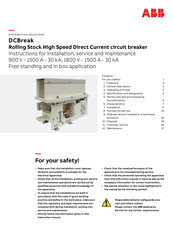 ABB DCBreak Series Instructions For Installation & Operation