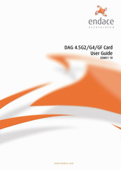 Endace DAG 4.5G2 Card User Manual