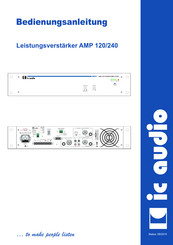 IC Audio AMP 120 User Manual