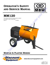 MBW MM120 Operator's Safety And Service Manual