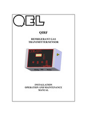 QEL QIRF Installation, Operation And Maintenance Manual