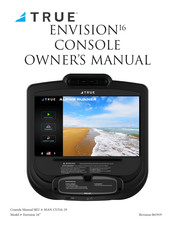 True ENVISION 16 Owner's Manual