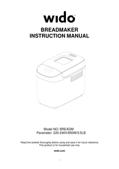 Wido BREADM Instruction Manual