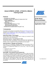 Atmel AT32UC3L QMatrix Application Note