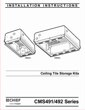 LEGRAND CHIEF CMS492 Installation Instructions Manual
