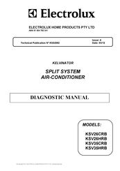Electrolux Kelvinator KSV26HRB Diagnostic Manual