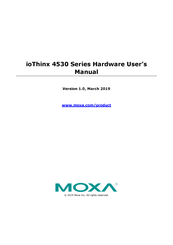Moxa Technologies ioThinx 4530 Series Hardware User Manual