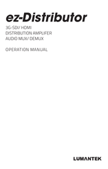 Lumantek ez-Distributor Operation Manual
