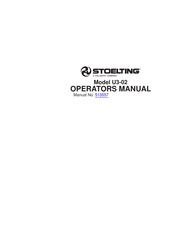 Stoelting U3-02 Operator's Manual