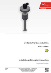 Buhler NT 61-Z0-Atex Installation And Operation Instructions For