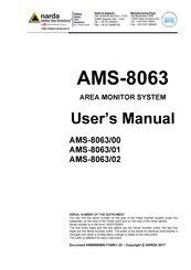 Narda AMS-8063 Series User Manual