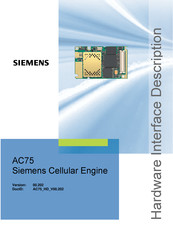 Siemens AC75 Hardware Interface Description