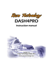 Race Technology DASH4PRO Instruction Manual