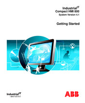 ABB IndustrialIT Compact HMI 800 Getting Started