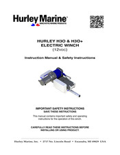 Hurley Marine H3O Instruction Manual & Safety Warnings