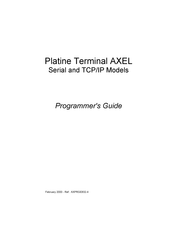 Axel AX3000 Platine 65E Programmer's Manual