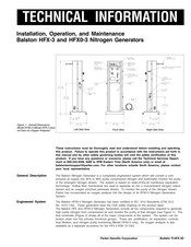 Parker Balston HFX-3 Technical Information