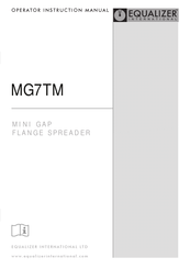 Equalizer MG7TM Operator's Instruction Manual