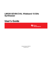 Texas Instruments LMX2615EVM-CVAL User Manual