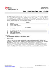Texas Instruments TMP116METER-EVM User Manual
