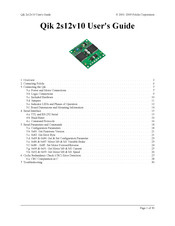 Pololu Qik 2s12v10 User Manual