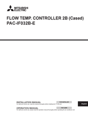 Mitsubishi Electric PAC-IF032B-E Installation And Operation Manual