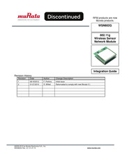Murata WSN802G Integration Manual