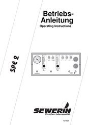 sewerin SPE 2 Operating Instructions Manual