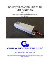 Girard Systems GC1146C Instalation And Programming Manual