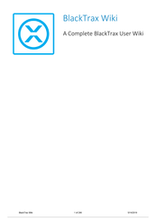 BlackTrax BTSensor Manual