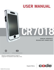 Code CR7018 User Manual