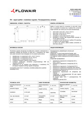 flowair RX Manual