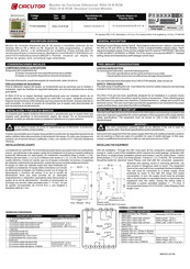 Circutor RGU-10 B RCM Manual