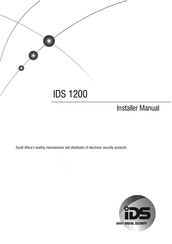 Inhep Digital Security IDS 1200 Installer Manual