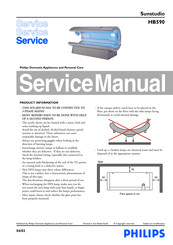 Philips Sunstudio HB590 Service Manual