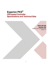 Honeywell Experion PKS Specifications And Technical Data