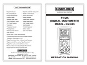 Kusam-Meco KM 829 Operation Manual