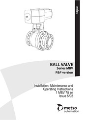 metso M07 Installation Maintenance And Operating Instructions