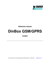 Bausch Datacom DinBox Reference Manual