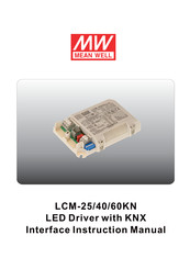 Mean Well LCM-25KN Instruction Manual
