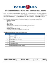 Tsyklon Labs Plitka Trace Build Instructions