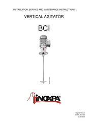 iNOXPA BCI1.18-4007-1-130 Installation, Service And Maintenance Instructions