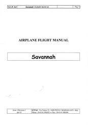 ICP Savannah Airplane Flight Manual