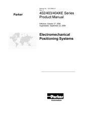 Parker 404XE Series Product Manual
