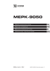 BORETTI M-System MEPK-9050 Operating Instructions Manual