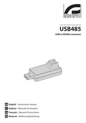 Videotec USB485 Instruction Manual